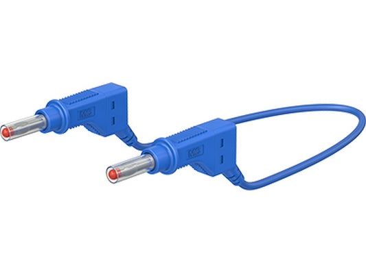 Test lead XZG425/SIL blue 50cm - 600V CATII 32A