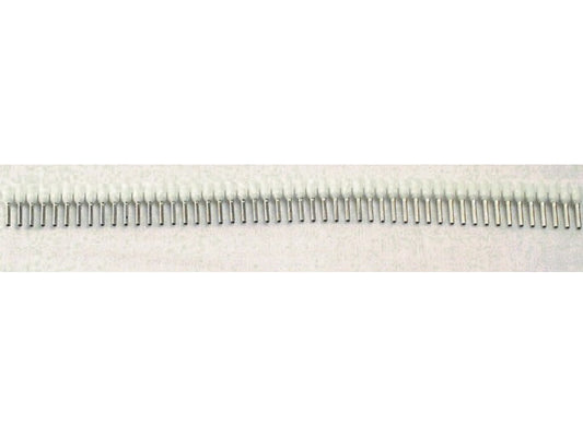 Terminal tube insulated WHITE tape 0.5mm-L8mm; bag w/500pcs.