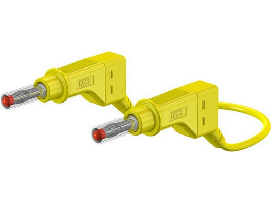 Test lead XZG425/SIL yellow 100cm - 600V CATII 32A