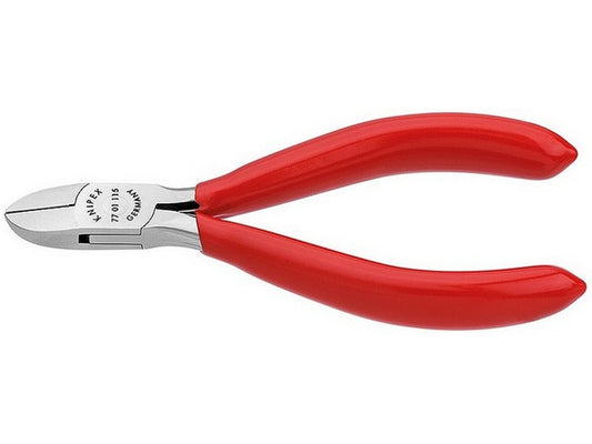 Elektroniksideafbider m/fjeder 115mm m/svær PVC på greb