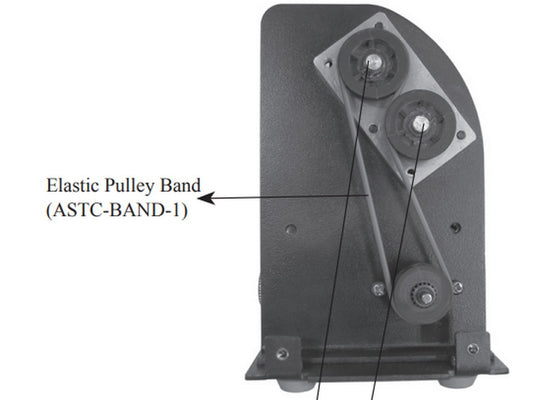 Gummi bånd til TMT-ASTC100 grønt, pak. m/5 stk.