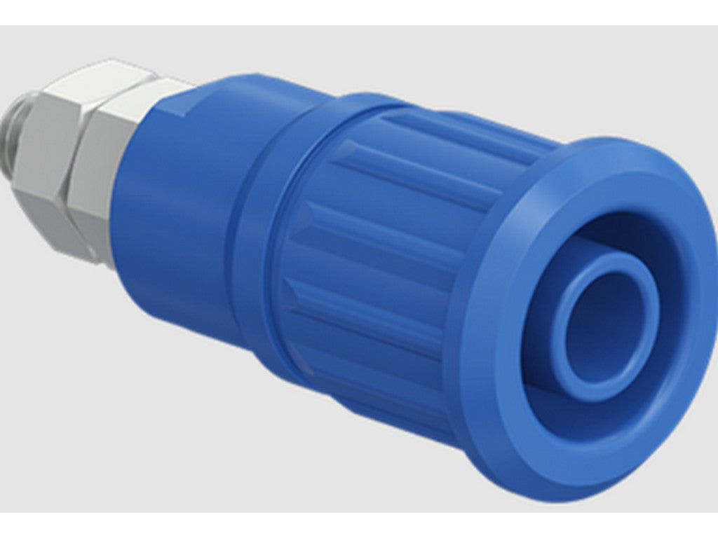 Bøsning SEB4-GK/N forniklet BLÅ CATIII 1000V/CATIV 600V 32A