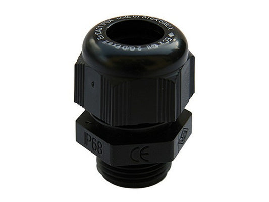 Kabelforskruning polyamid EX-e SORT; M12; Ø4-6,5mm