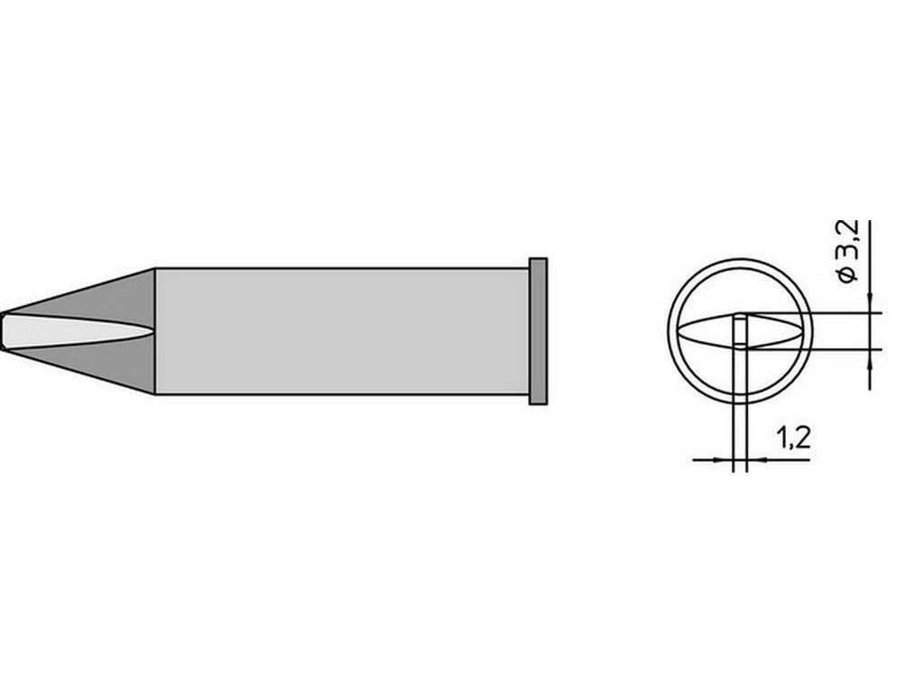 Loddespids XHT C 3,2X1,2