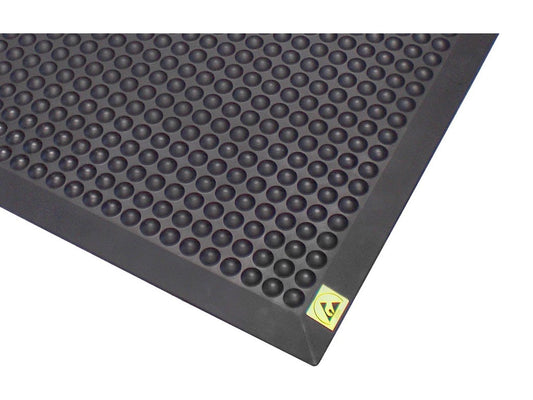 Standmåtte ESD med bobler 90x200 cm skrå kanter