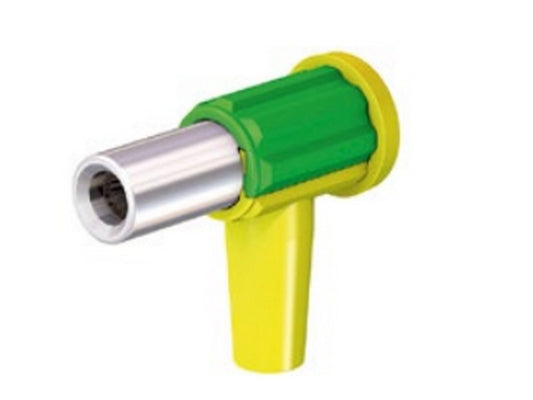 Vinklet stik POAG-KBT6-EC/4 gul/grøn