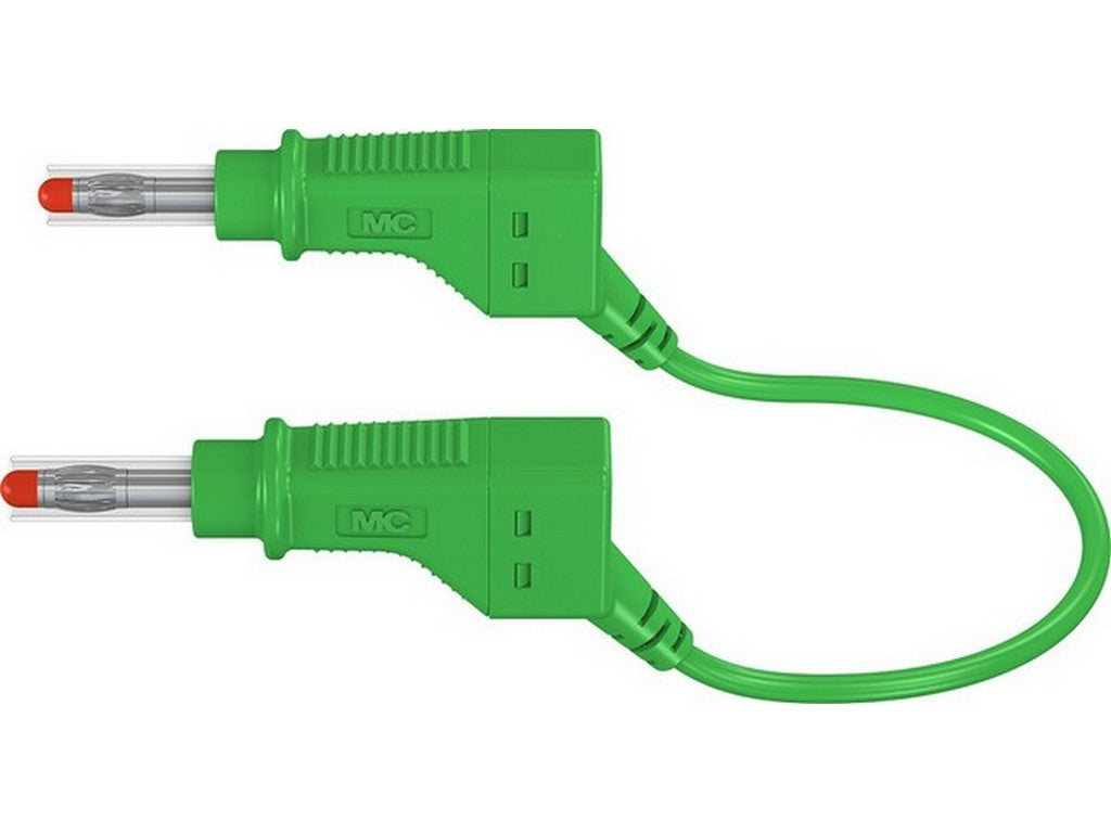 Test lead XZG425/SIL green 150cm - 600V CATII 32A