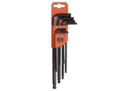 Allen key set w/6 keys 1.5-5mm: w/ball head