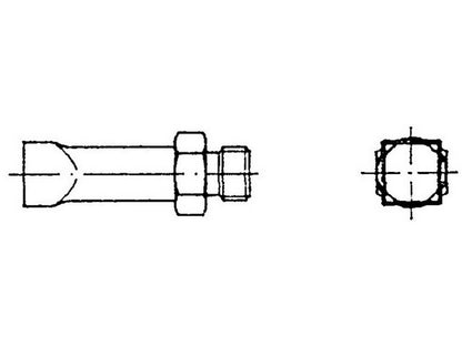 Hot air nozzle 6x6.5mm Q02