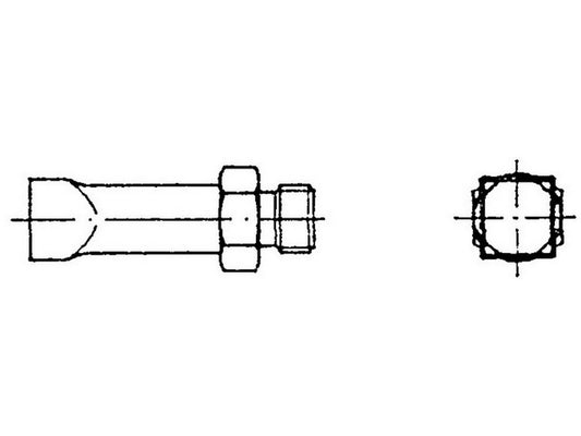 Hot air nozzle 6x6.5mm Q02