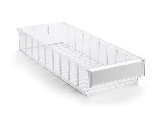 Storage box clear 186x500x82mm