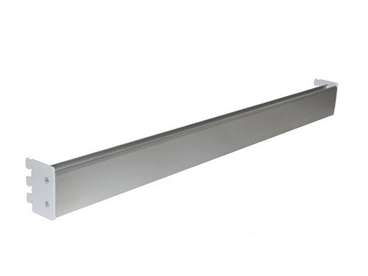 Aluminium bin rail for upright tube M1500