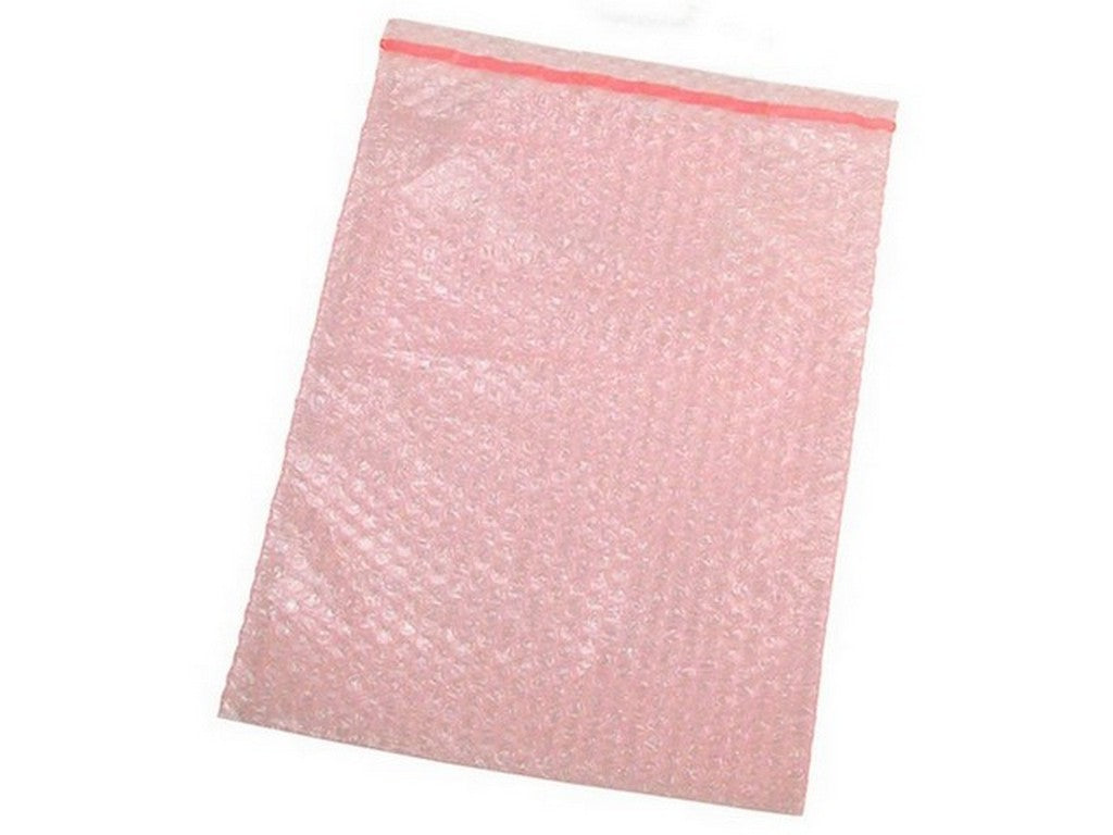 Pink bubble bag ESD 130x185mm