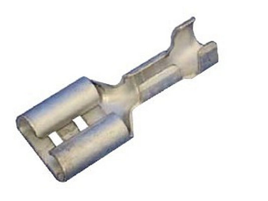 Female flat connector uninsulated 4.8x0.8-2.5mm tinned