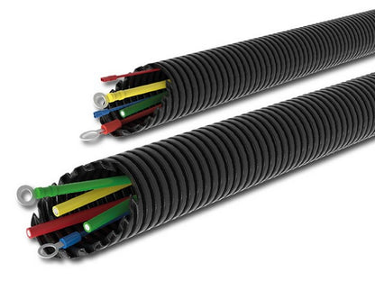 Protective hose in black Polyamide NW36 inner Ø36mm/outer Ø42.4mm - 25m per roll