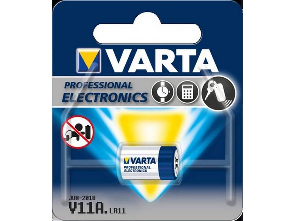 Varta battery V11A alkaline 6V; 38mAh; Ø10.2x16.5
