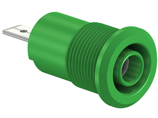 Bøsning BI-SLB4-F/A 4 mm, grøn