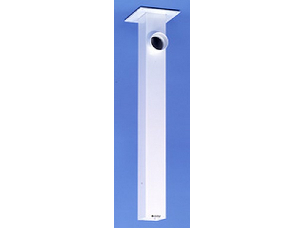 Base box for ceiling mounted lamp 100x100x750mm - color white