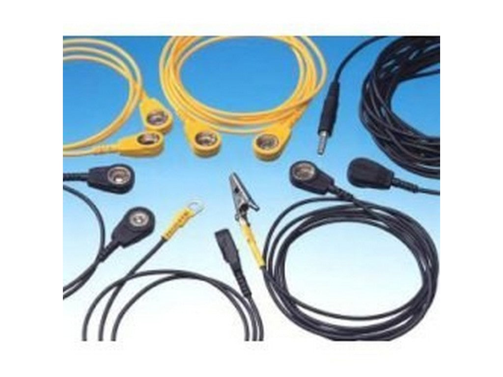 Ledning 70cm med 10mm hun snap og M5 ringterminal