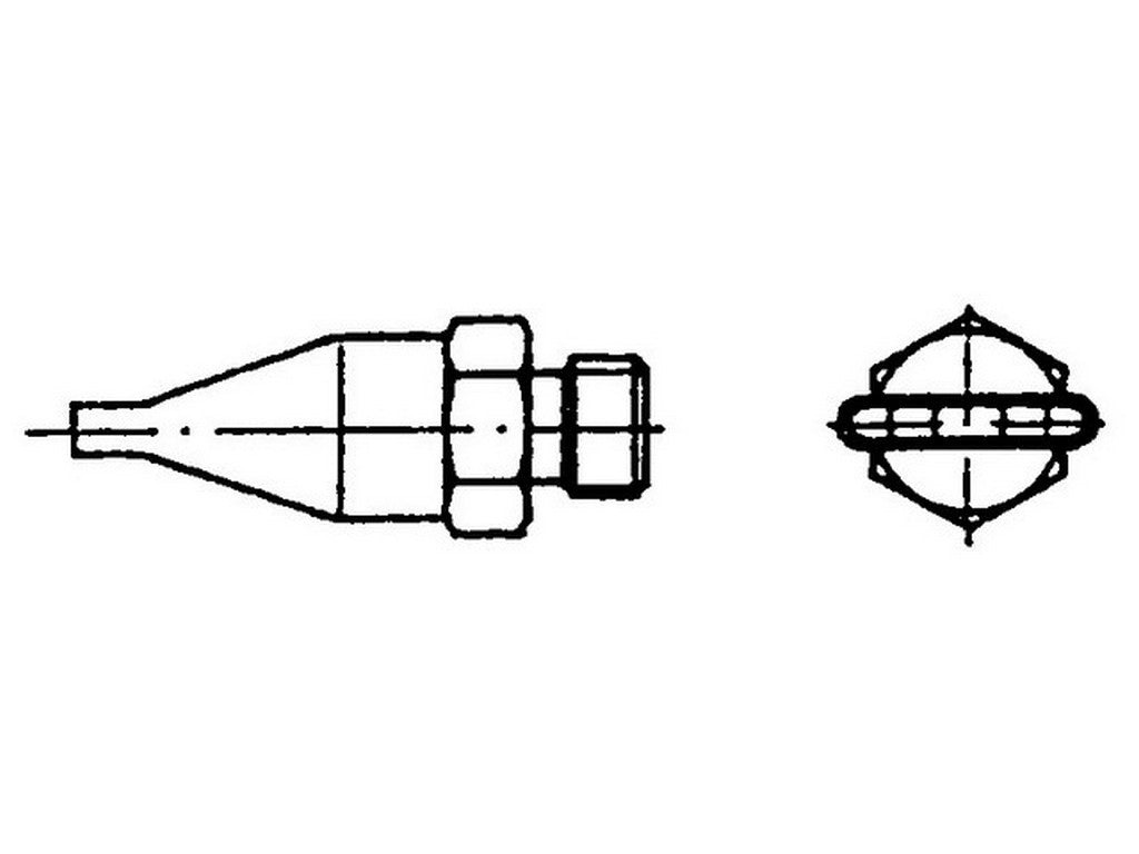 Flat nozzle 10x1.5mm F04
