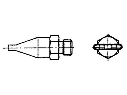 Flat nozzle 10x1.5mm F04