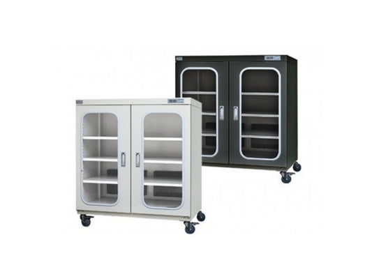 Drying cabinet 1% RH incl RH meter External dimensions 900x600x1010mm 2 compartments