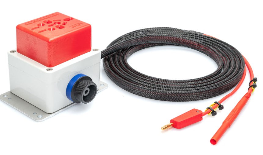 SPS Test-box f/IS6600U + KT6680U med 4mm stik + HV-stik ST-14 m/bøsning for SP-02 test-probe