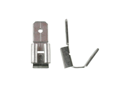 Fladstik fordeler 2 han/1 hun 6,3x0,8mm fortinnet