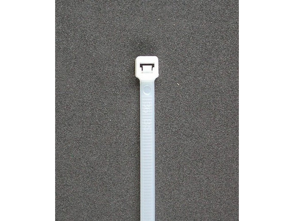 Cable tie natural 4.8 x 300mm PACKAGE w. 100 pcs.