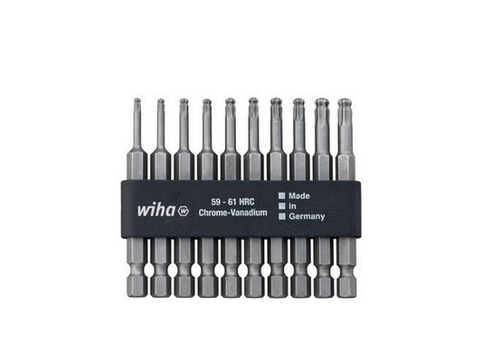 Bit sæt Torx med kuglehoved 70mm; 2xT10/2xT15/2xT20/2xT25/ 2xT30
