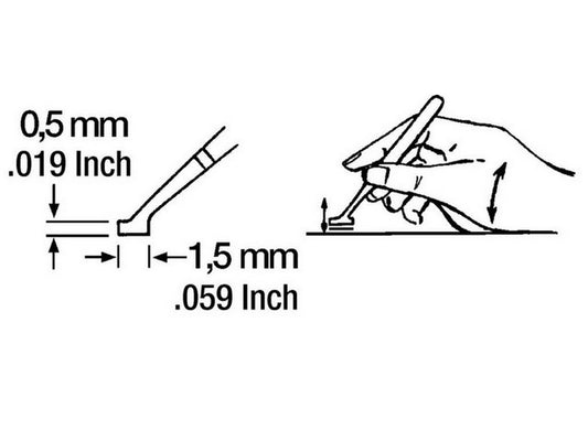 Pincet 115mm bestykning