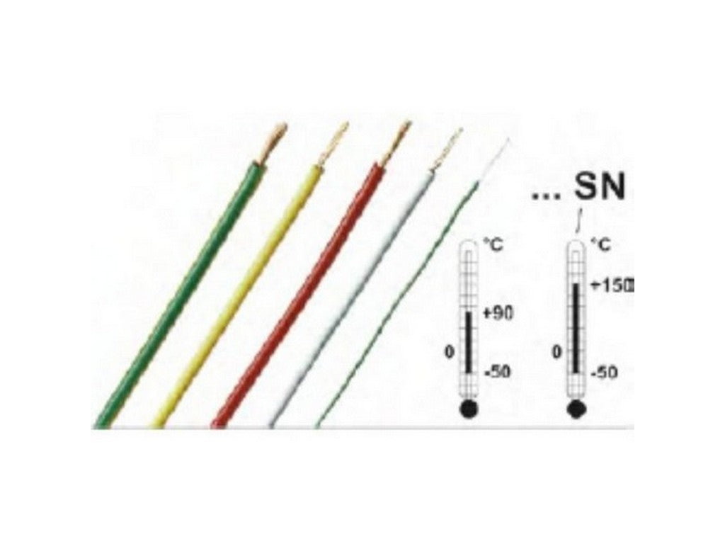 Ledning Sili-1V-1,5mm2 sort 100m  1500V 24A