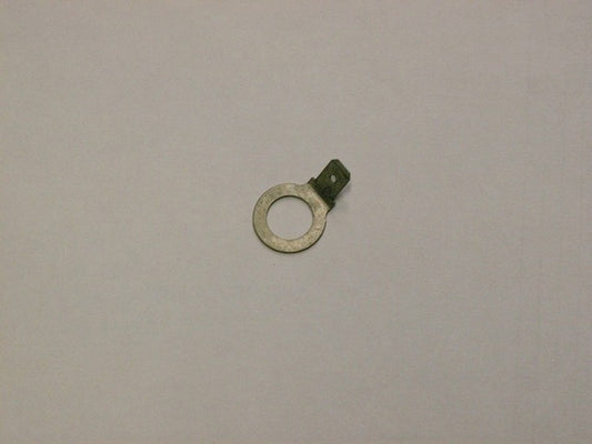 Fladstik uisoleret han 6,3x0,8-Ø10,5; vinkel 45°