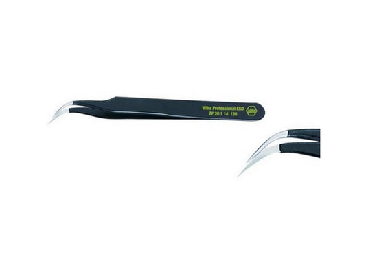 Præcisions Pincet ESD buet ende 120mm