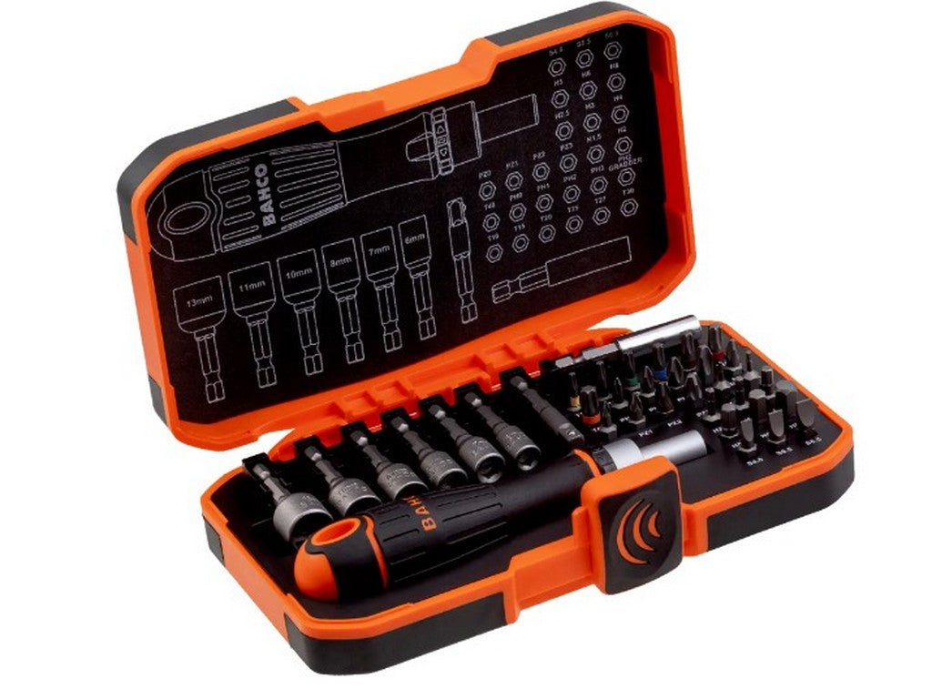 1/4 bit set with ratchet screwdriver 36 pieces