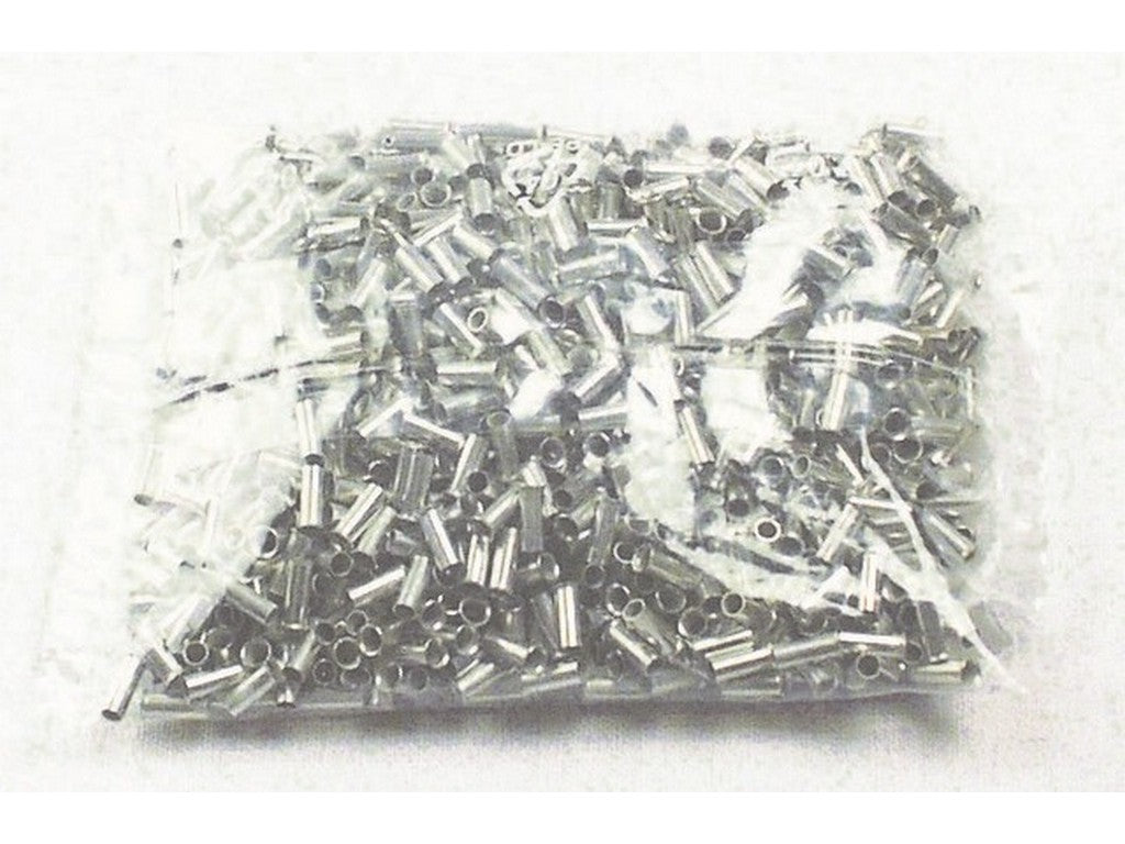 Terminal tube uninsulated 2.5mm-L7mm; bag w/1000pcs.