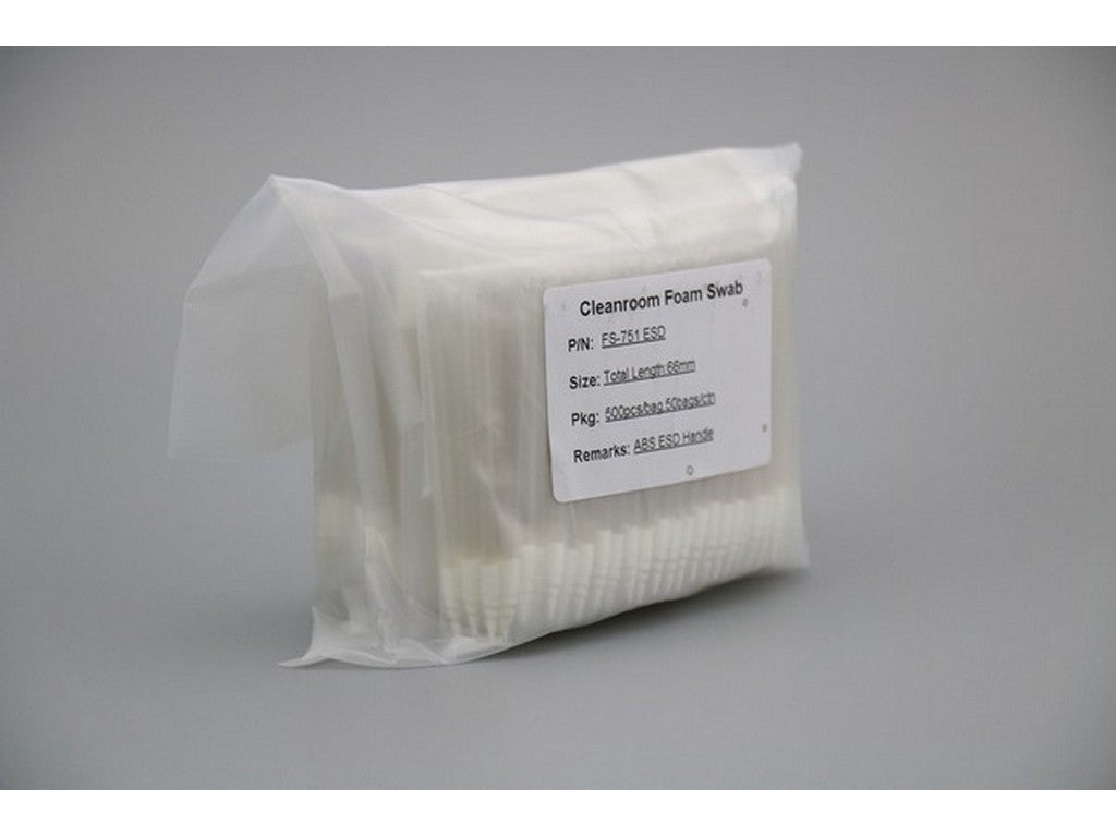 Small Compressed Clean Foam ESD Swab (FS751E) YELLOW