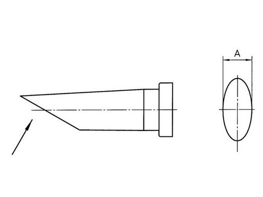 Loddespids 3,2mm LT-CC