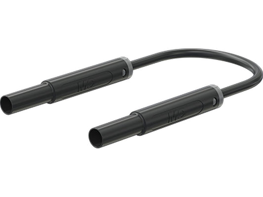 Test lead SIL SAK4N-S25 Ø4mm Black 100cm 1000V CATIV 32A