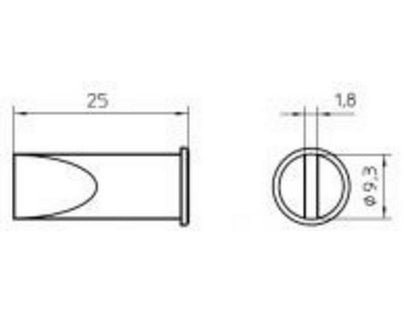 Loddespids 10mm LHT-F