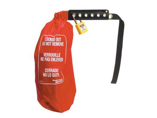 MasterLock LOCKOUT nylon bag for plugs, special design switches mm Ø17.8x43.2cm