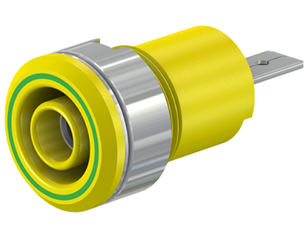 Bøsning SLB4-F/A fornikl. g/g CAT III 1000V 24A