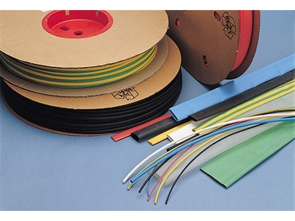 Krympeslange 16mm sort (2:1) 100m