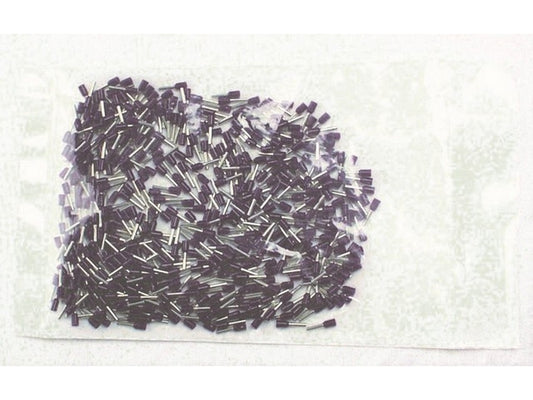 Terminalrør isoleret VIOLET 0,25mm²-L8mm: pose m/500stk.