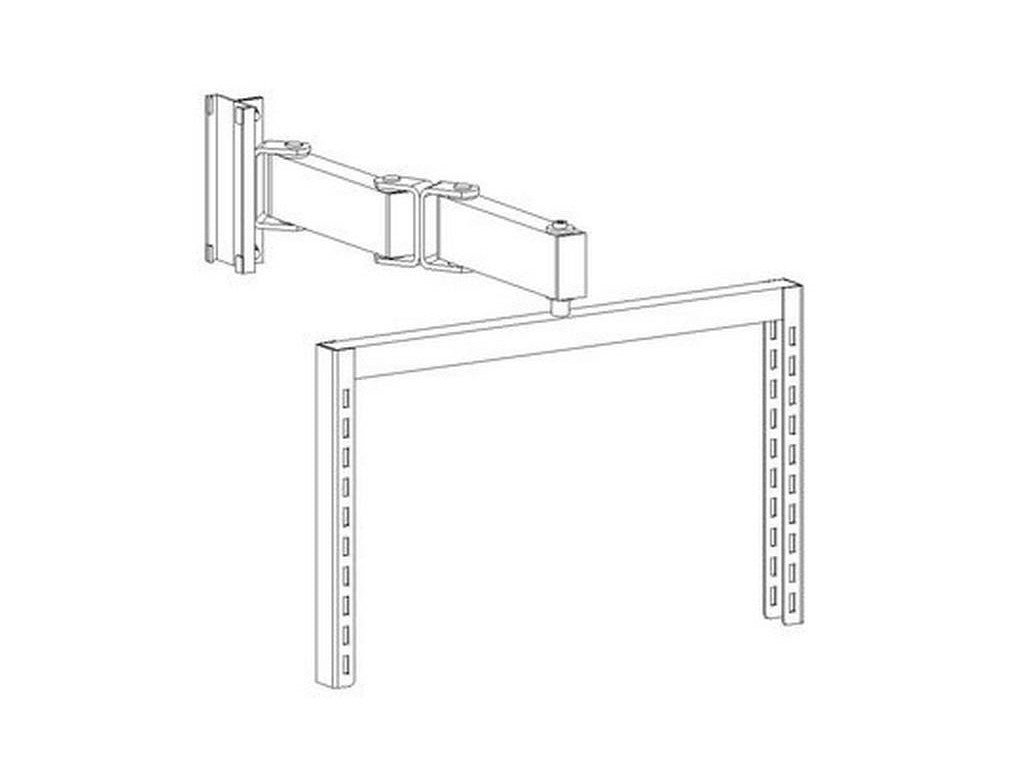 Rotating tool panel double arm, M500, light grey