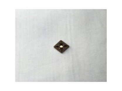 Ankerplade f/kabelbinder sort 19X19mm selvklæb./skruehuller