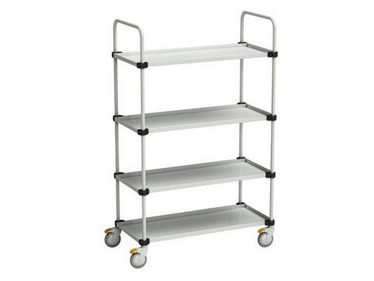 Rolling table w/4 adjustable shelves 635x1100x1535mm ESD