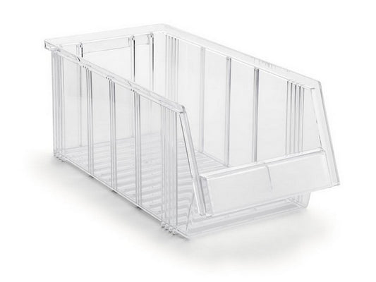 Storage box clear 186x400x156mm