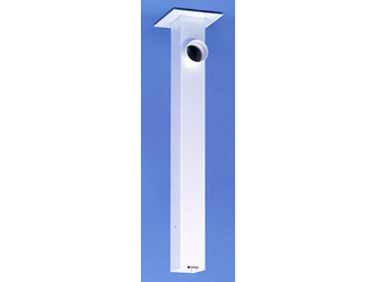 Sokkelkasse 1250 mm m/muffe, hvid