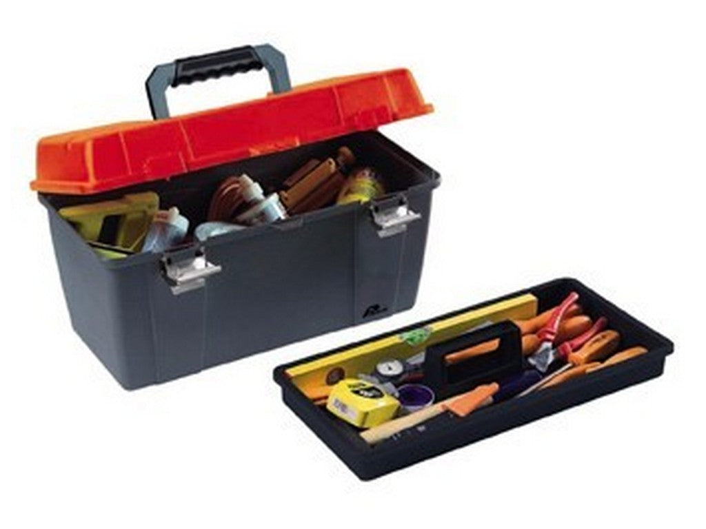 Plano værktøjskasse m/bakke hård plast  - 51x29x28cm